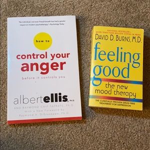 “Feeling Good” & “Control Your Anger” books